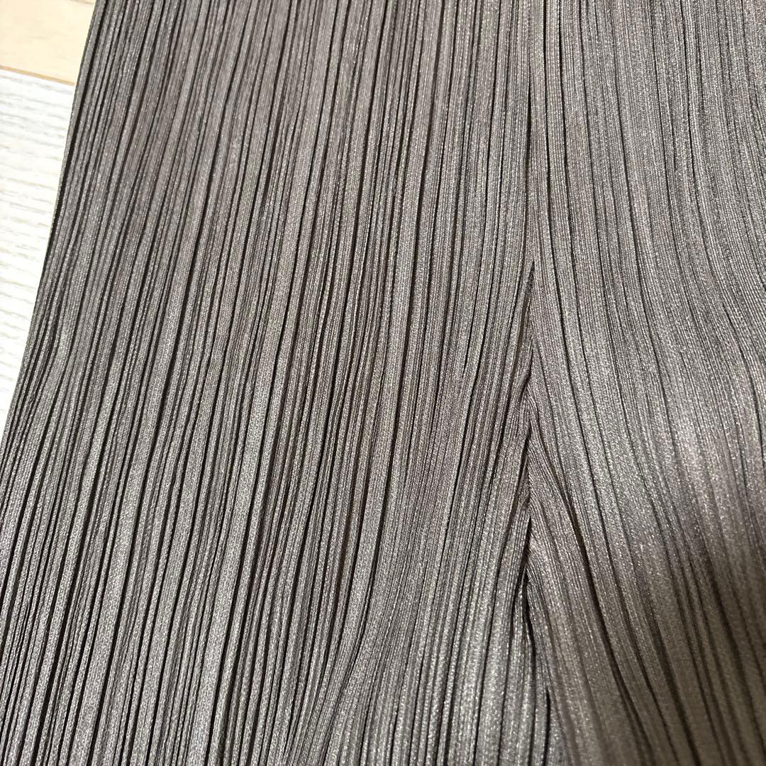 プリーツプリーズ　ストライプ カジュアルパンツ サイズ3