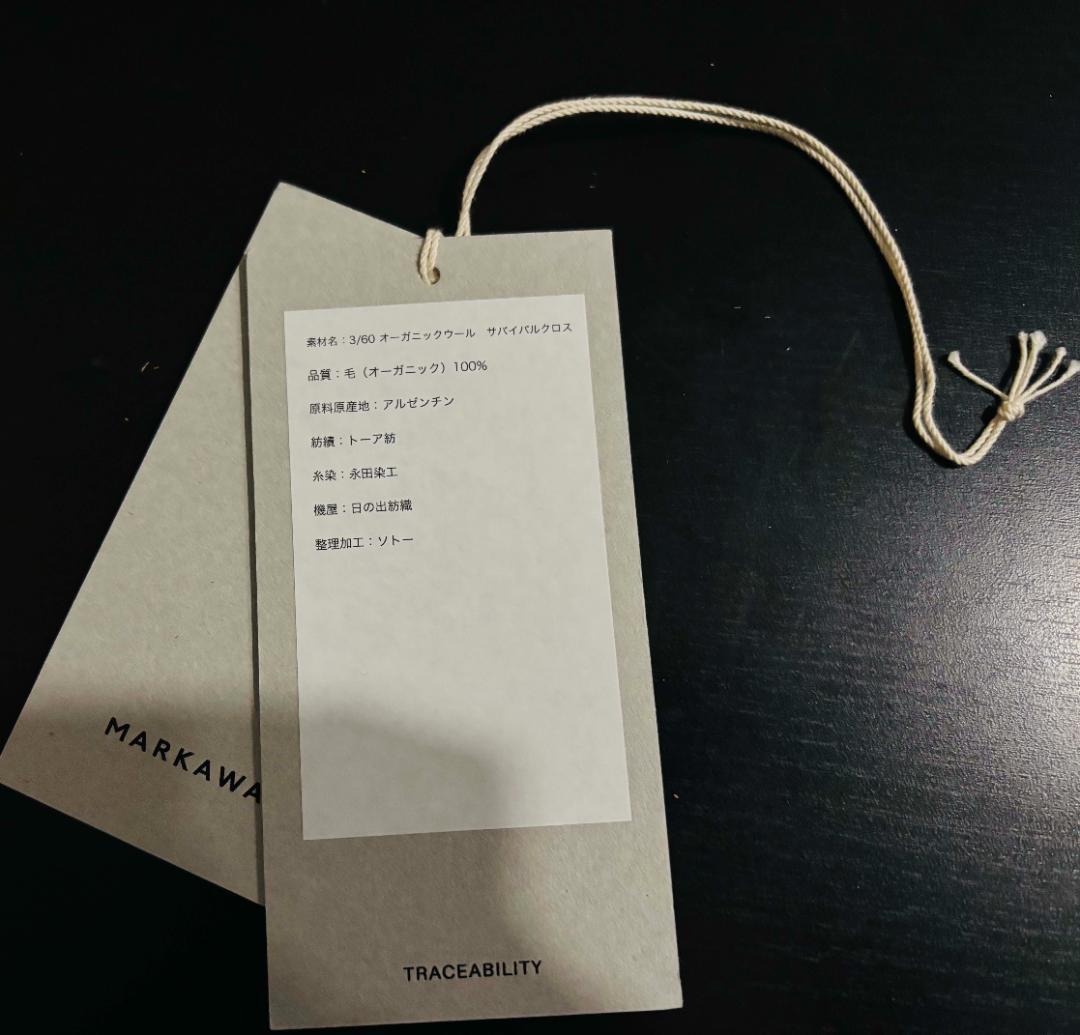 パンツ MARKAWARE TRIPLE PLEATED WIDE TROUSERS