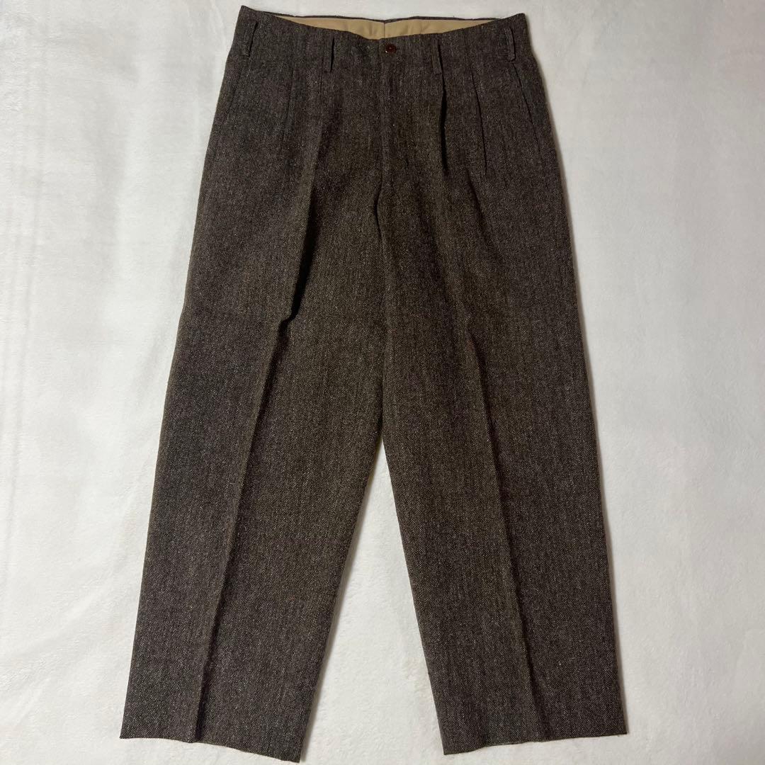 80s desert ウール　セットアップスーツ　テーラードジャケット