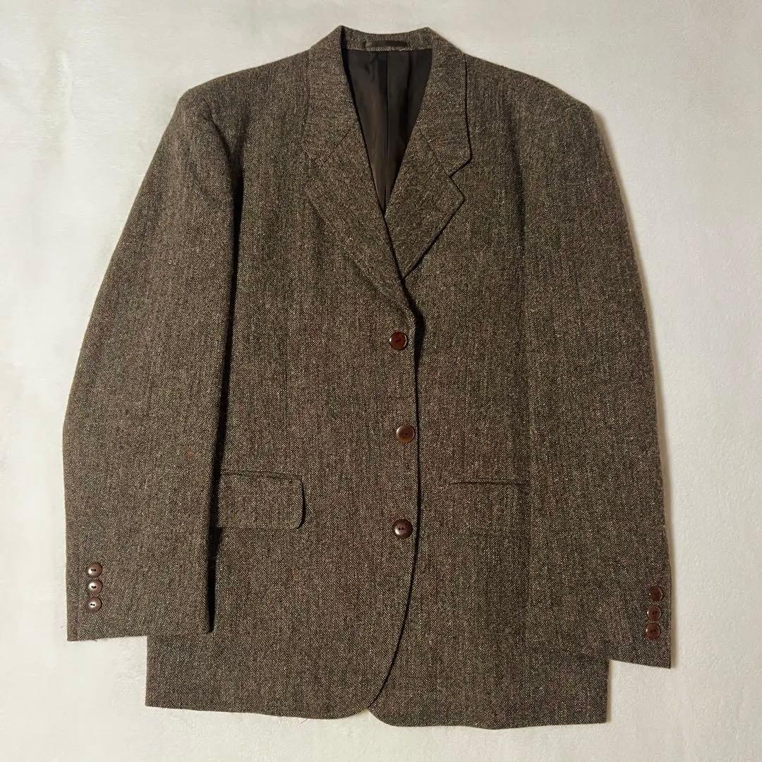 80s desert ウール　セットアップスーツ　テーラードジャケット