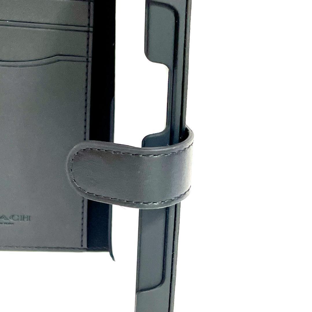 【日本未入荷！】Coach コーチ スマホケース iPhone15 手帳型 黒