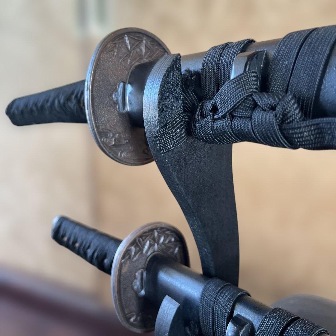 模擬刀　居合刀　2振　刀台付