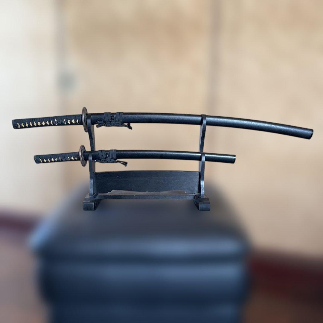 模擬刀　居合刀　2振　刀台付