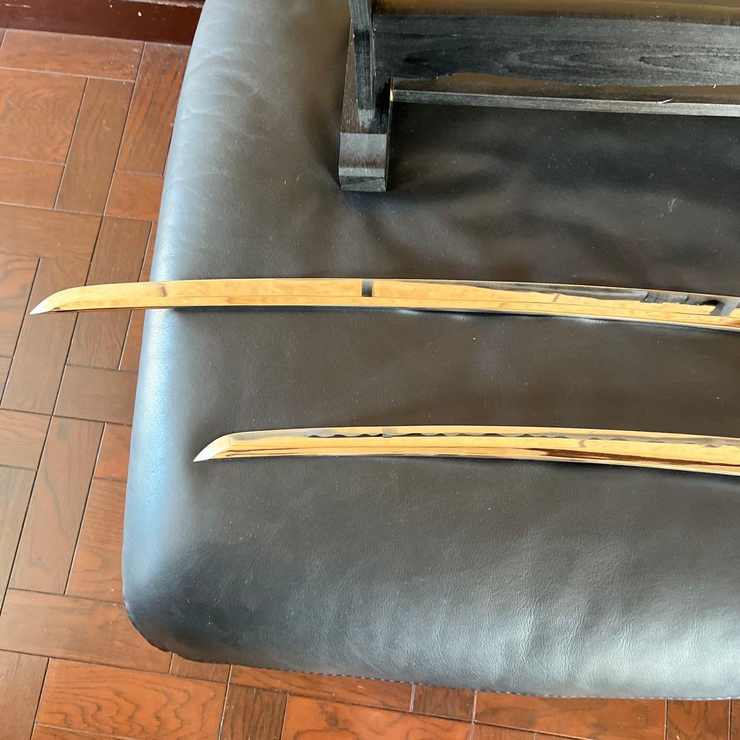 模擬刀　居合刀　2振　刀台付