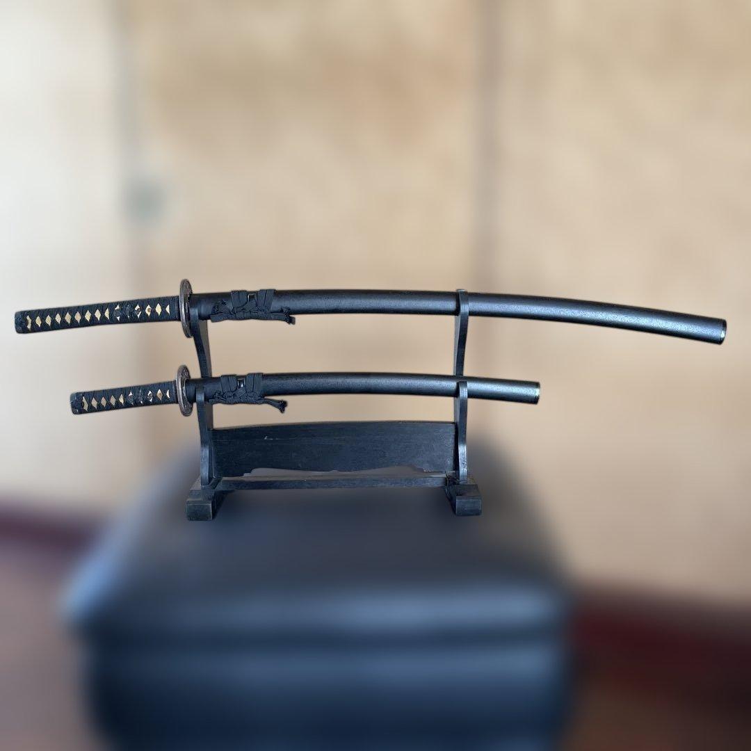 模擬刀　居合刀　2振　刀台付