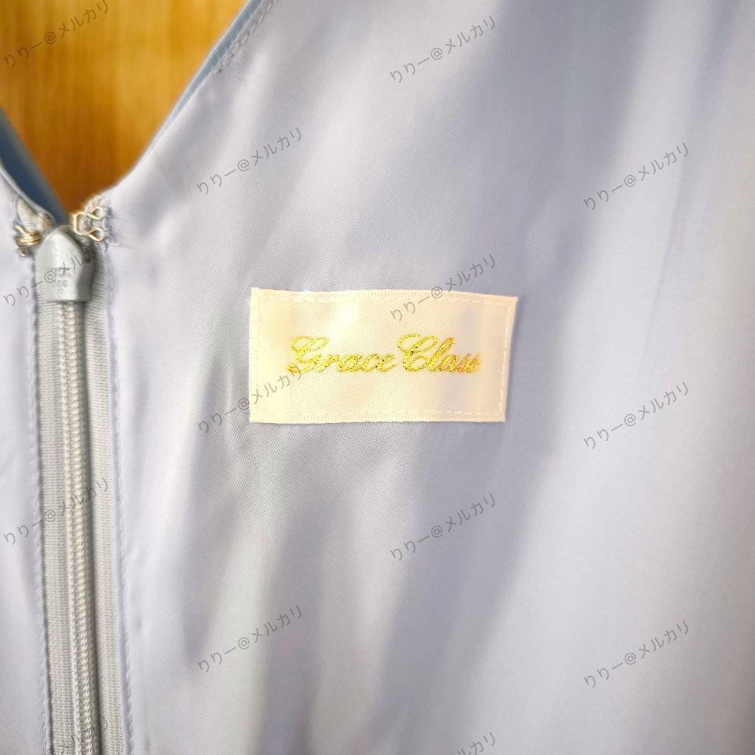 美品サイズ38　GRACE CLASSライトタフタドレス　グレースコンチネンタル