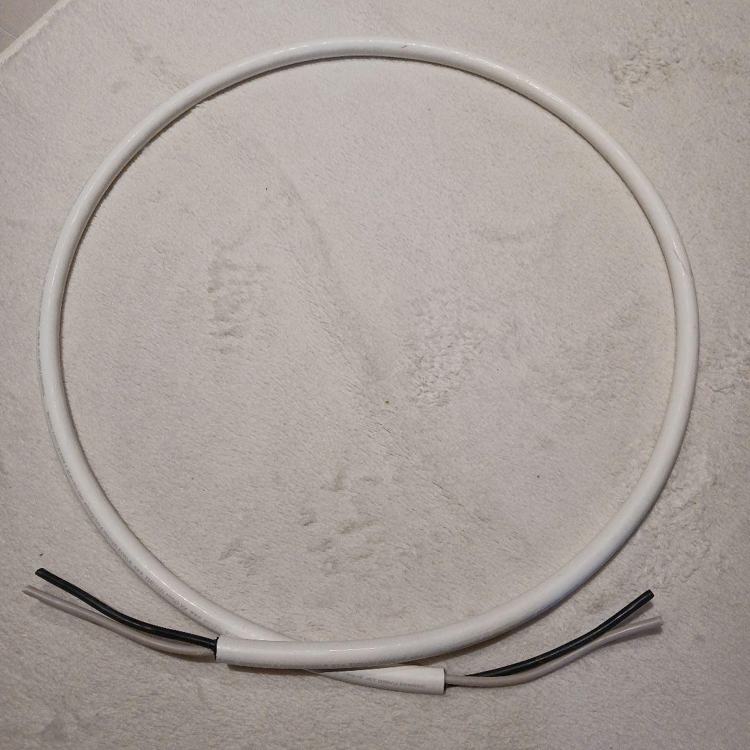 TUNAMI NIGO V2 オーディオケーブル ホワイト　約154㎝×2