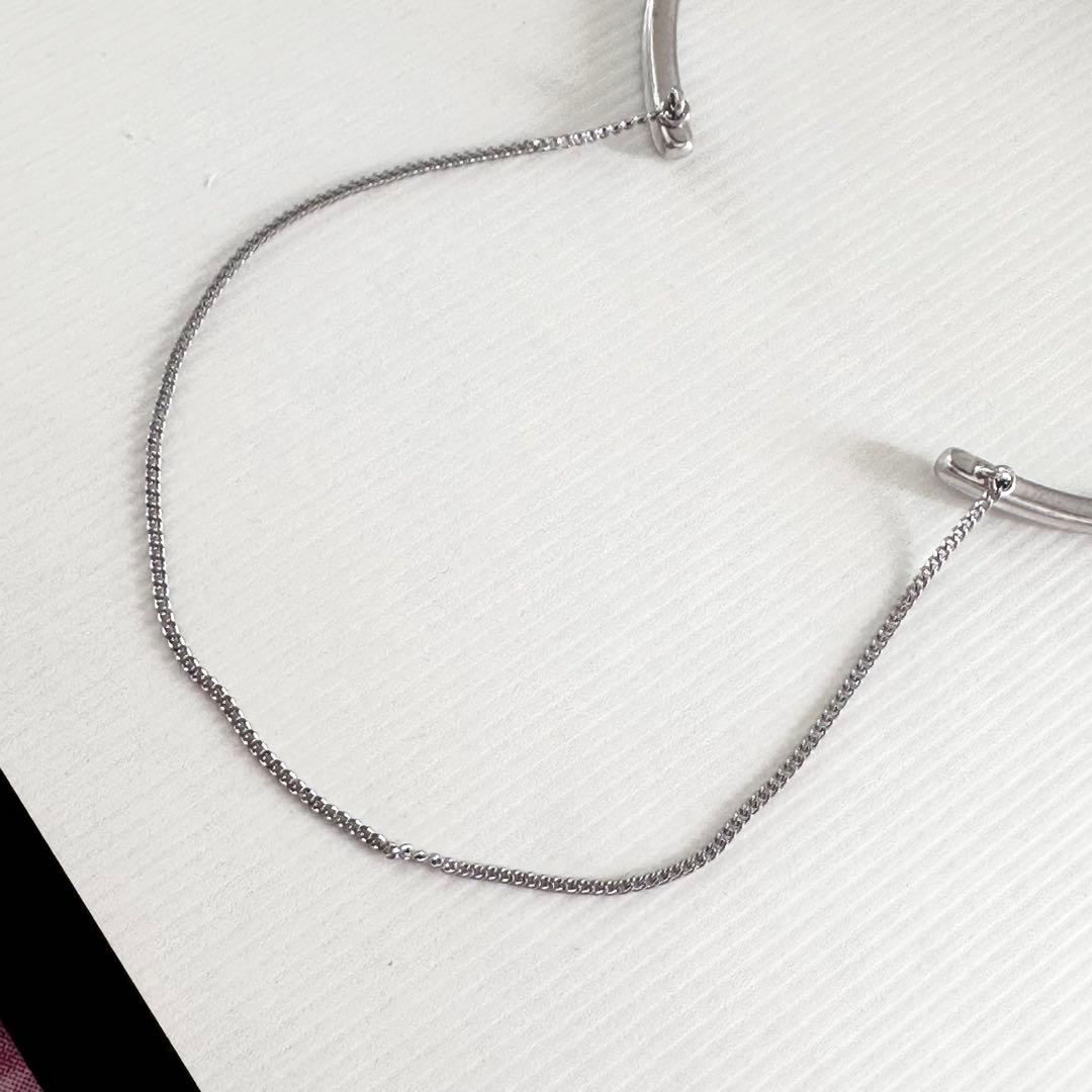 【大人気】jouete ete レイヤード バングル ペタルチェーン 華奢