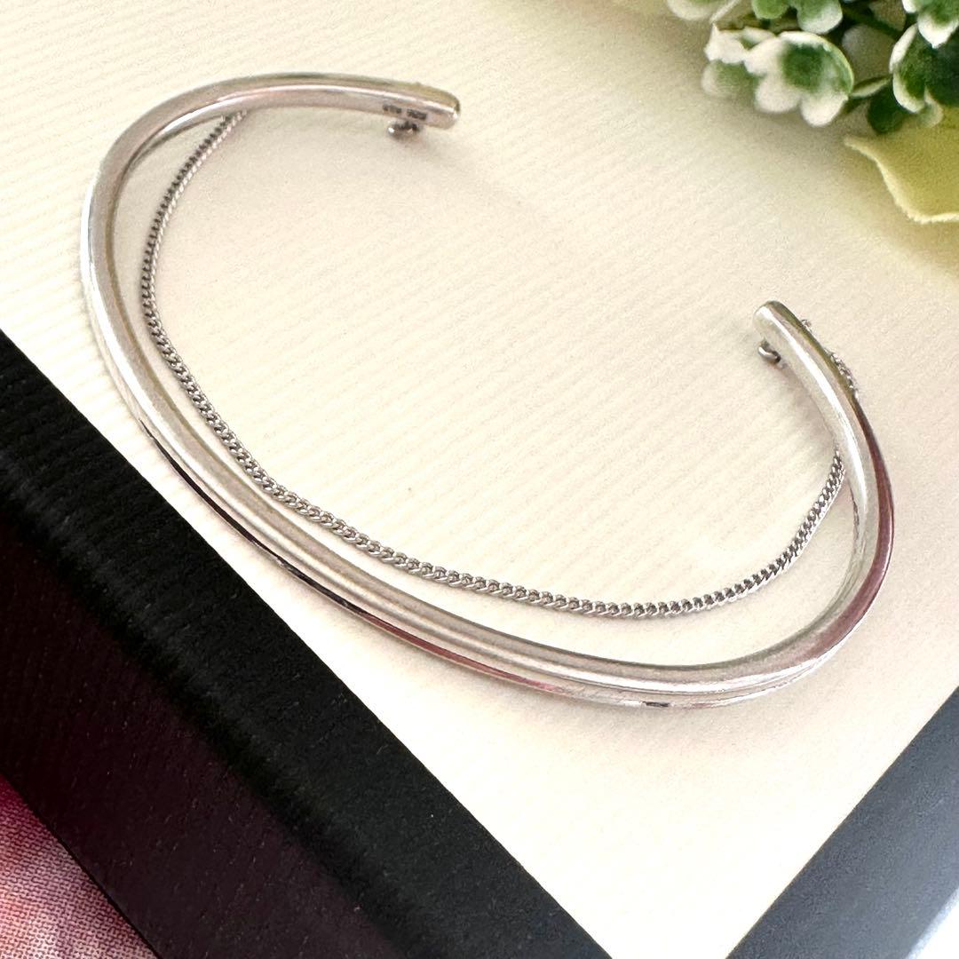 【大人気】jouete ete レイヤード バングル ペタルチェーン 華奢