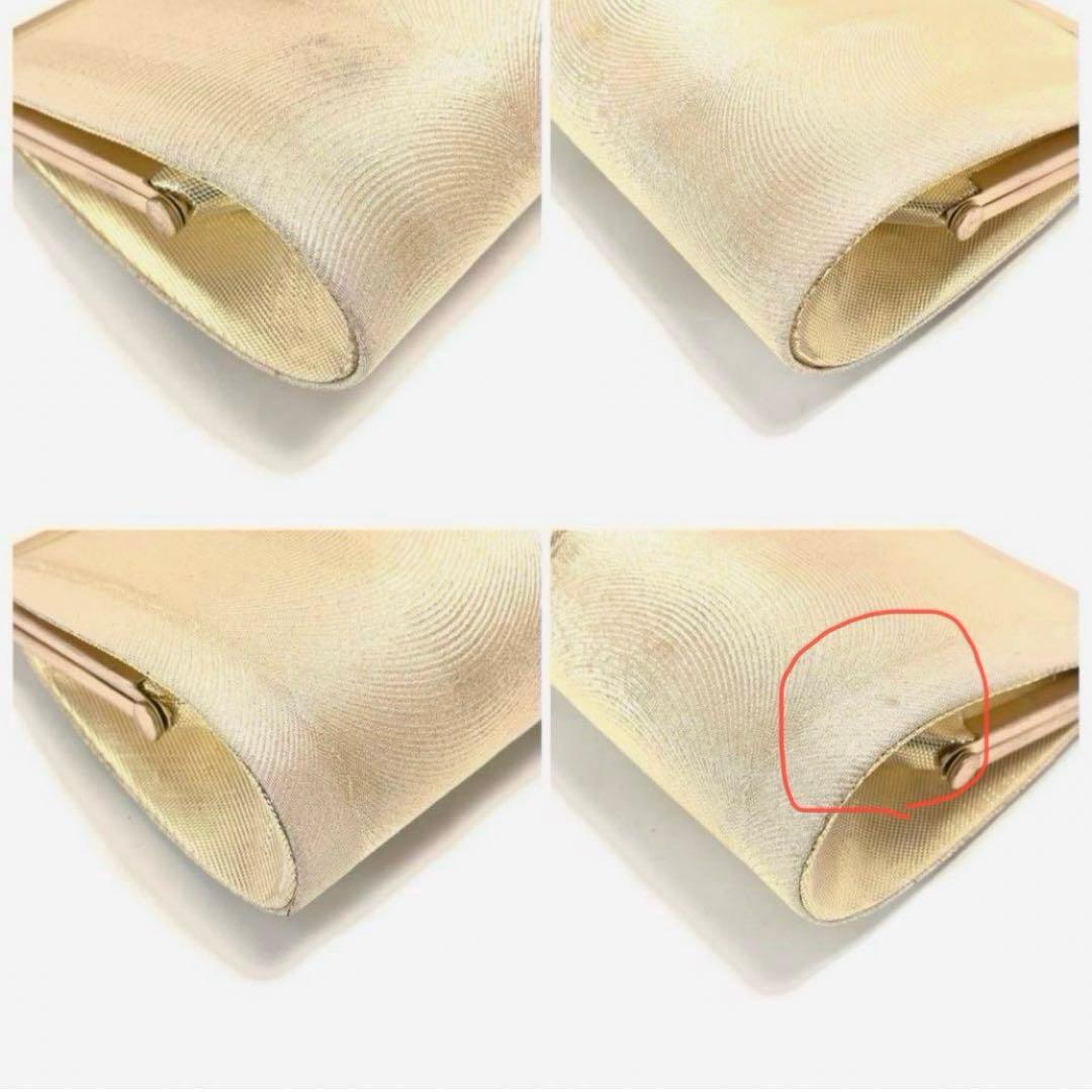 ⑥創作 御誂 和装用バッグ 草履 2点セット 和装履物 ゴールド系 レディース