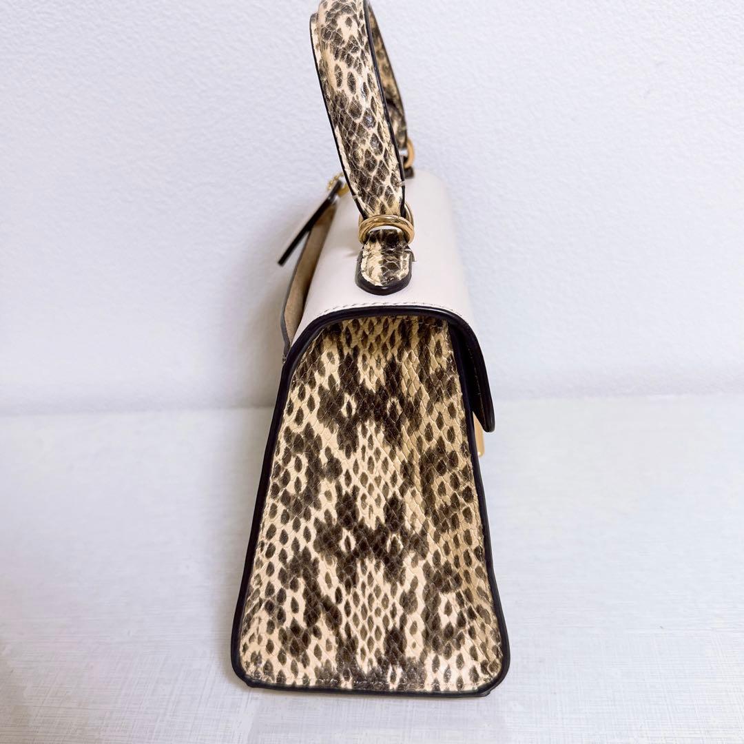 COACH 2way ショルダーバッグ パイソン