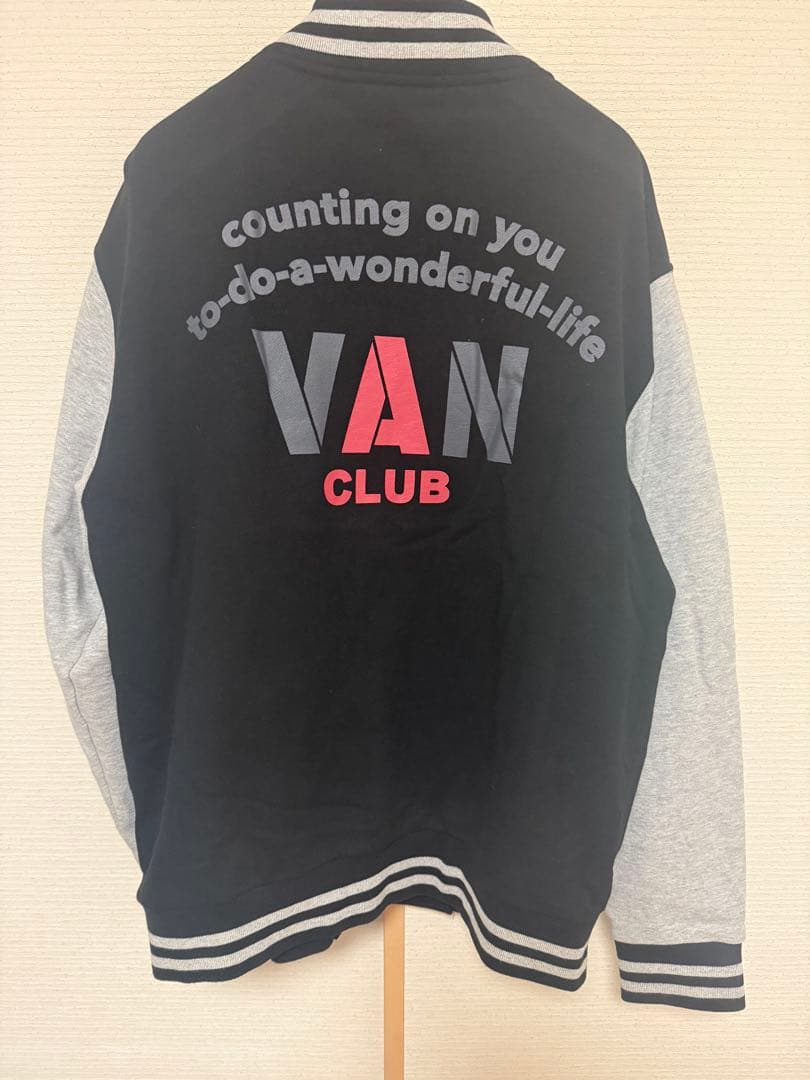 VAN CLUB スタジャン Lサイズ ブラック グレー