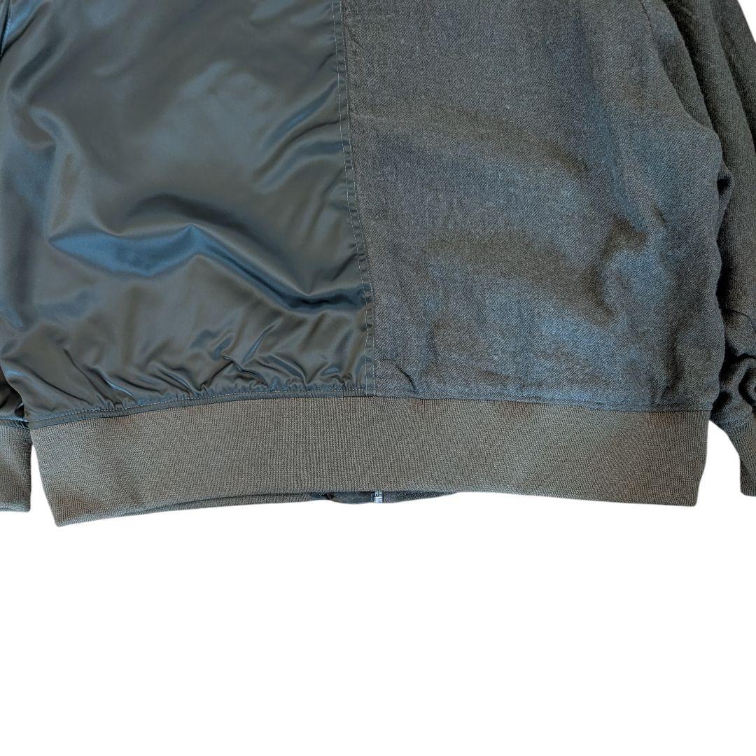 STOF ストフ 異素材 ドッキング MA1 フライトジャケット 二重人格 緑