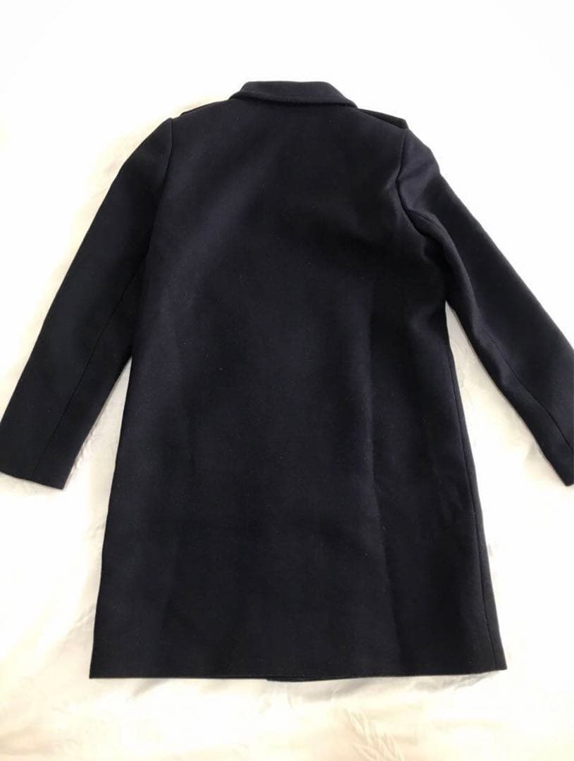 未使用に近い Tara Jarmon チェスターコート ネイビー