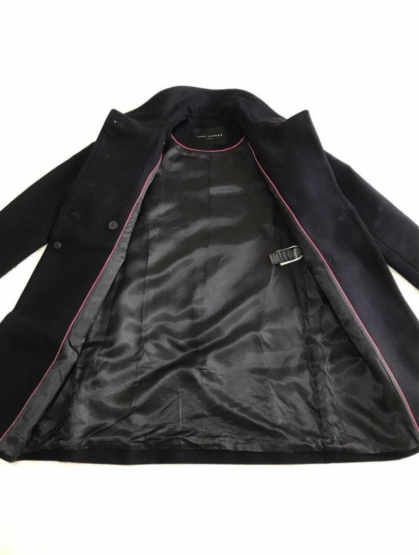 未使用に近い Tara Jarmon チェスターコート ネイビー