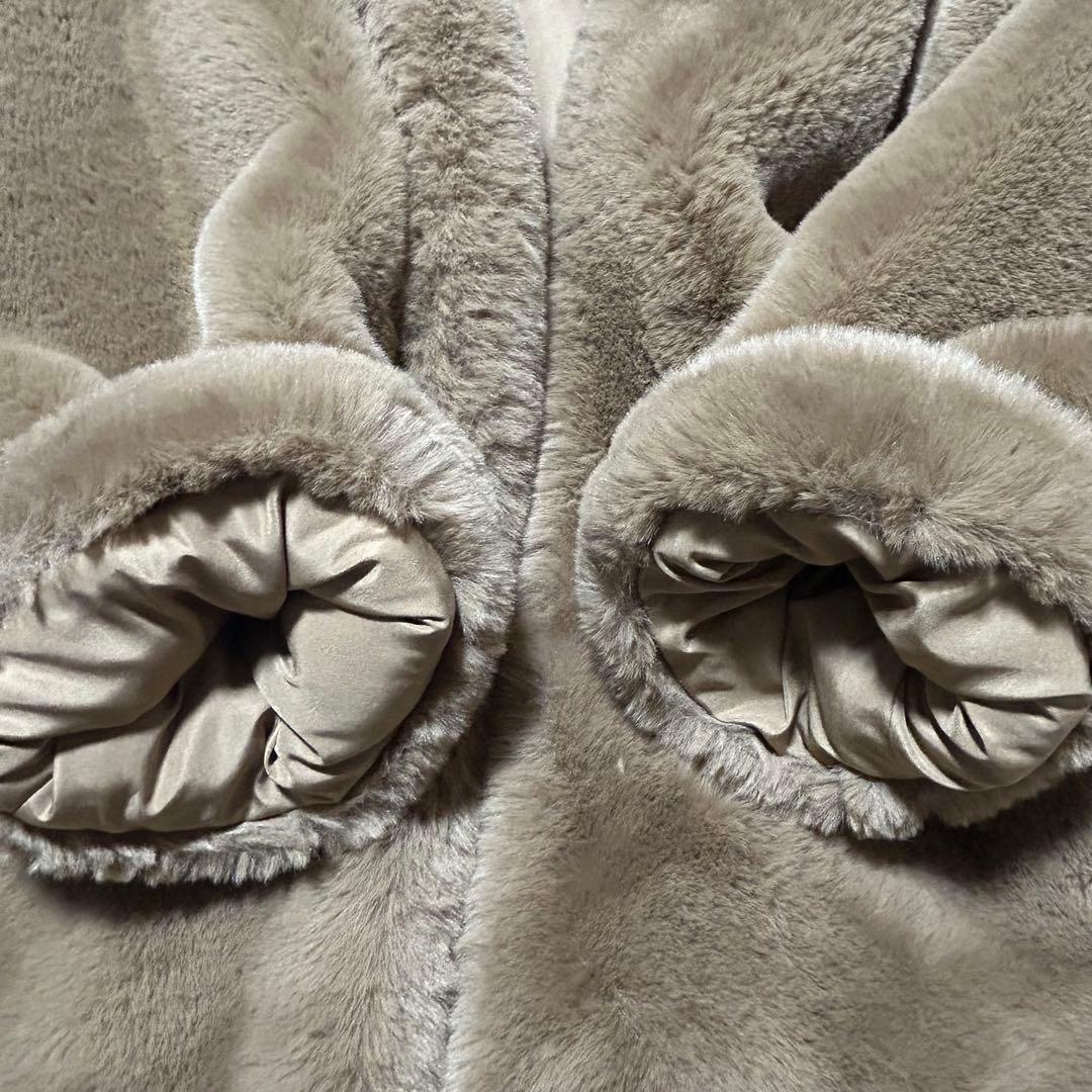 ★極美品★大人気‼️【ZARA】ファーコート　ボア　テディベア　ブラウン　L