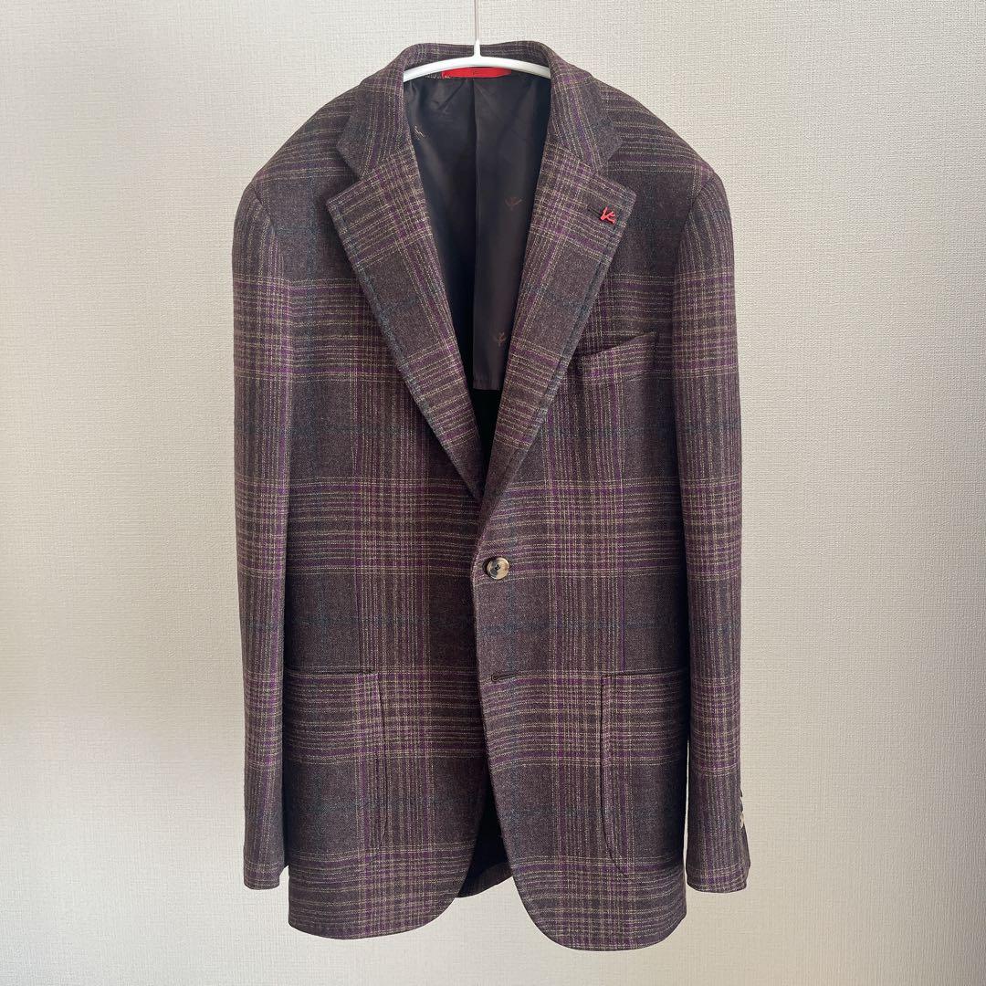 【週末限定値引き済み】ISAIA イザイア ウールカシミヤ テーラードジャケット