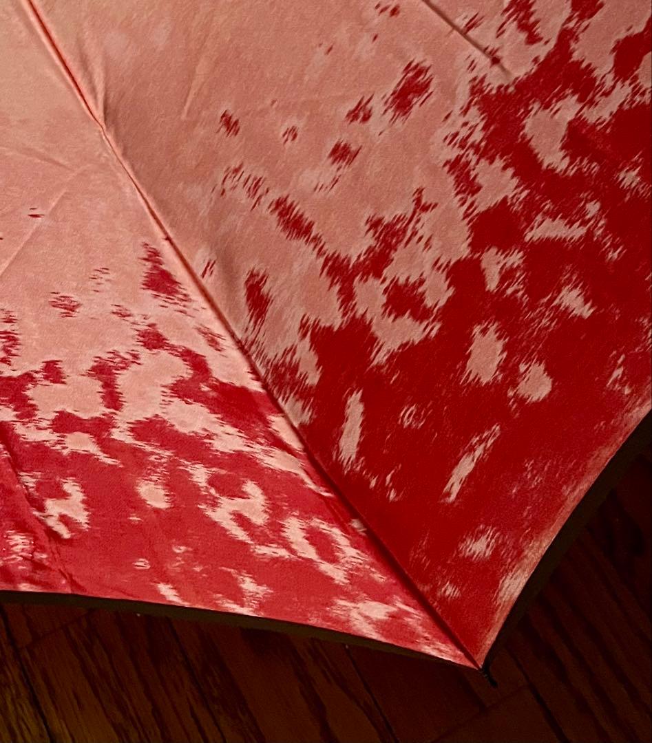 小宮商店 甲州織 雨晴兼用 折畳み傘 赤系