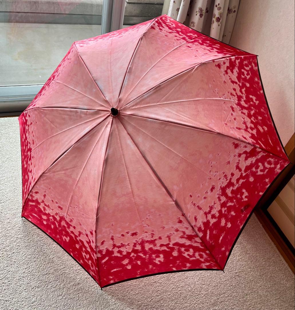 小宮商店 甲州織 雨晴兼用 折畳み傘 赤系