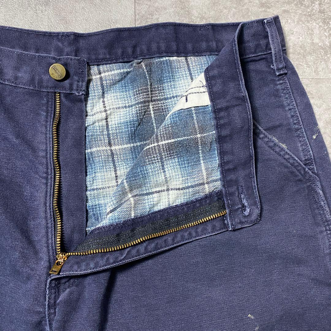 【42×30】カーハート　ジッパーフライ　ライナーブランケット　ペインターパンツ