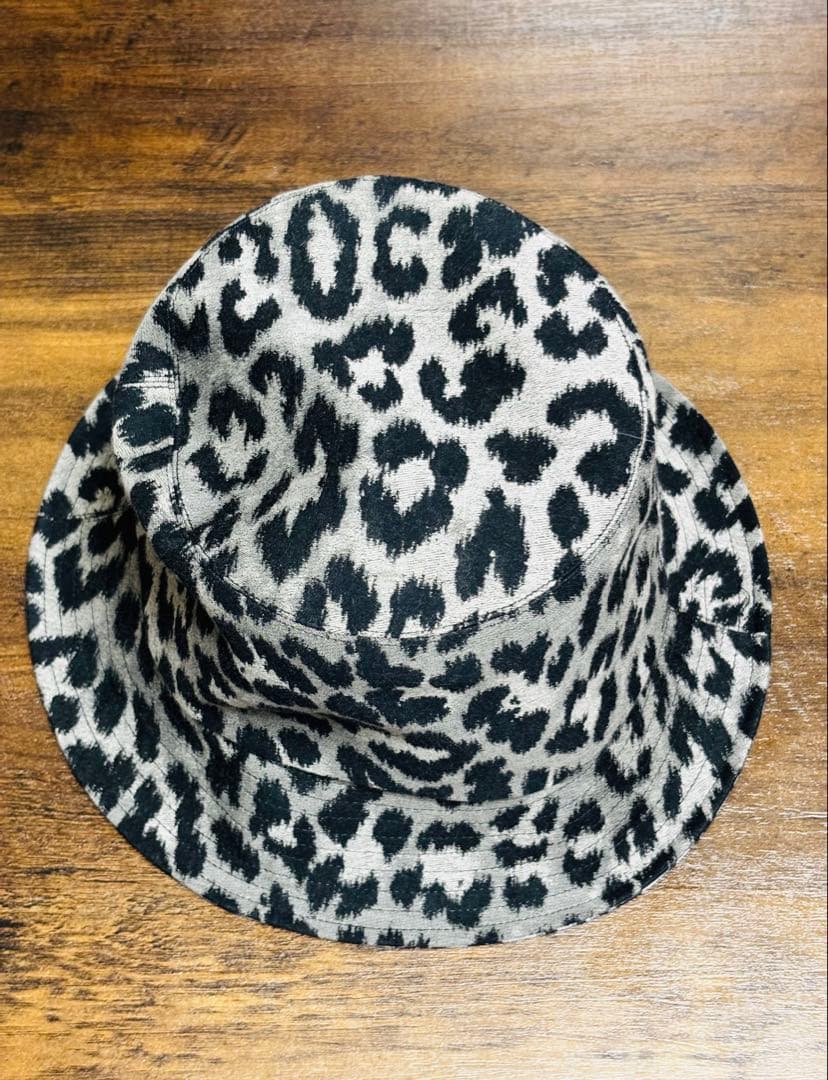 DIOR ディオールレオパードxオブリーク バケットハット 状態Ａ　男女兼用