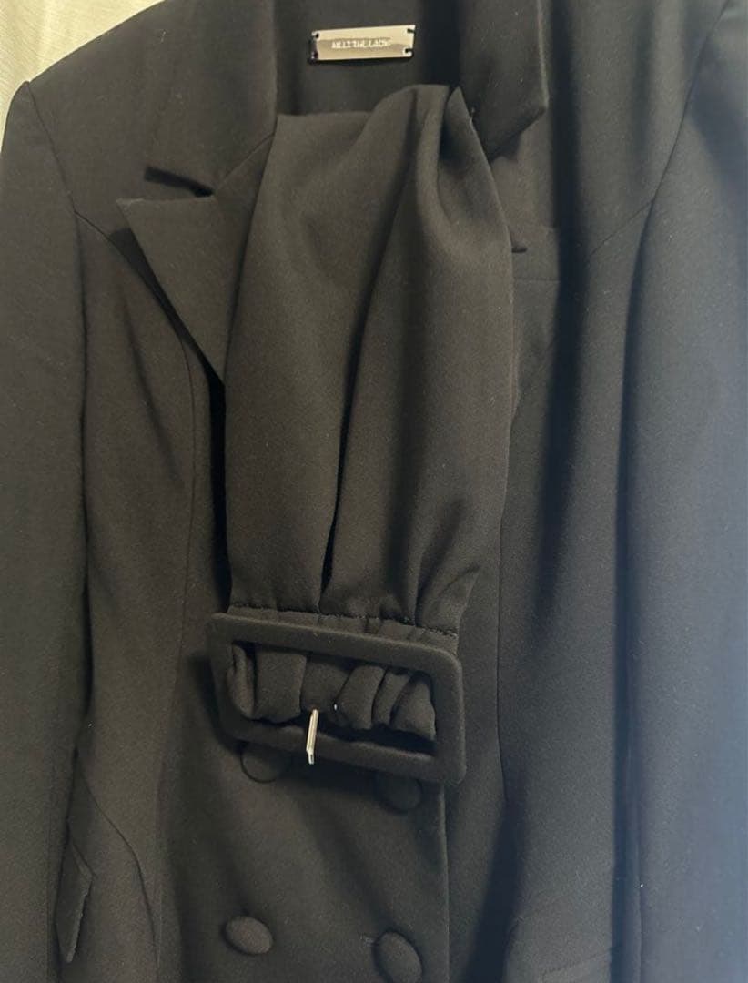 ジャケット・アウター Meltthelady thick belt jacket onepiece