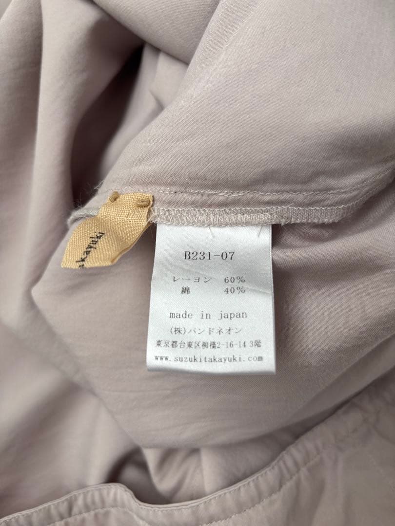 【美品】suzkitakayuki スズキタカユキ slip-on dress