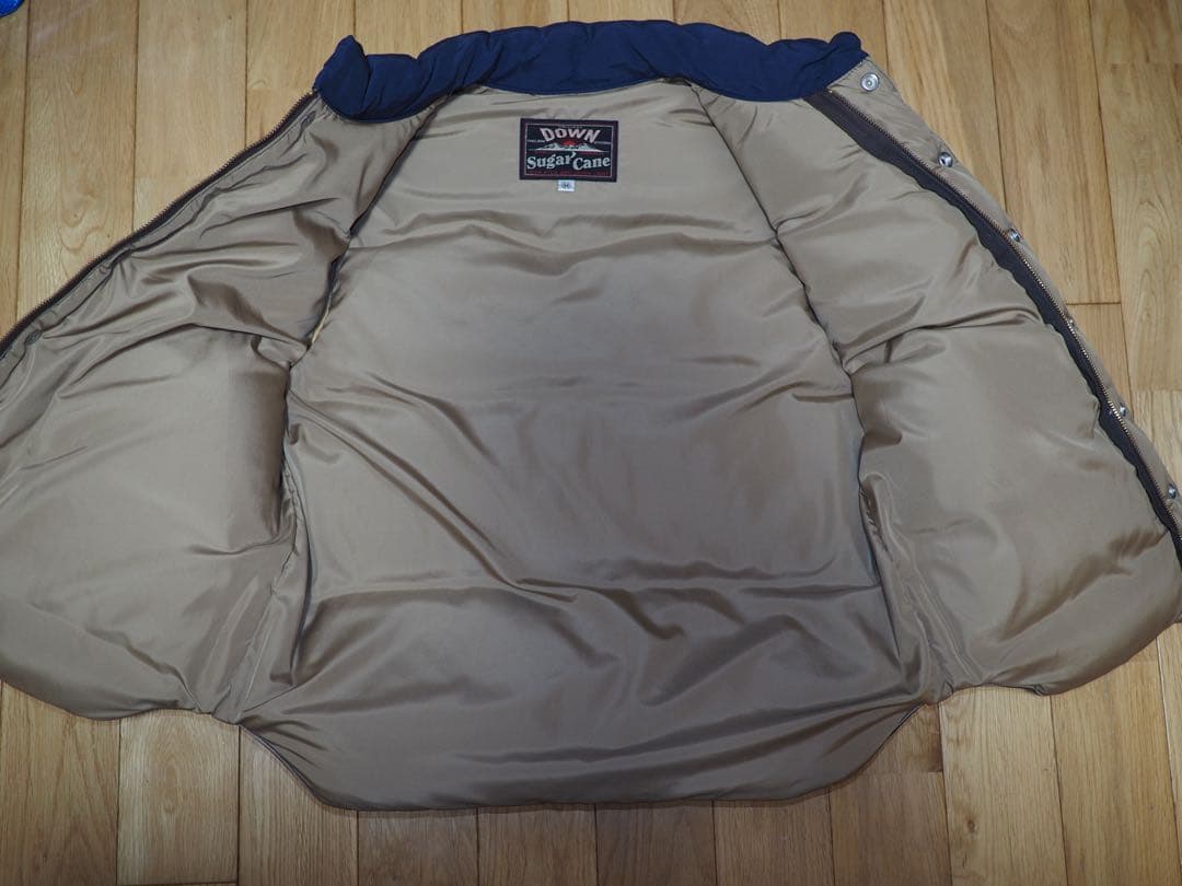 Sugar Cane ダウンベスト M ネイビー