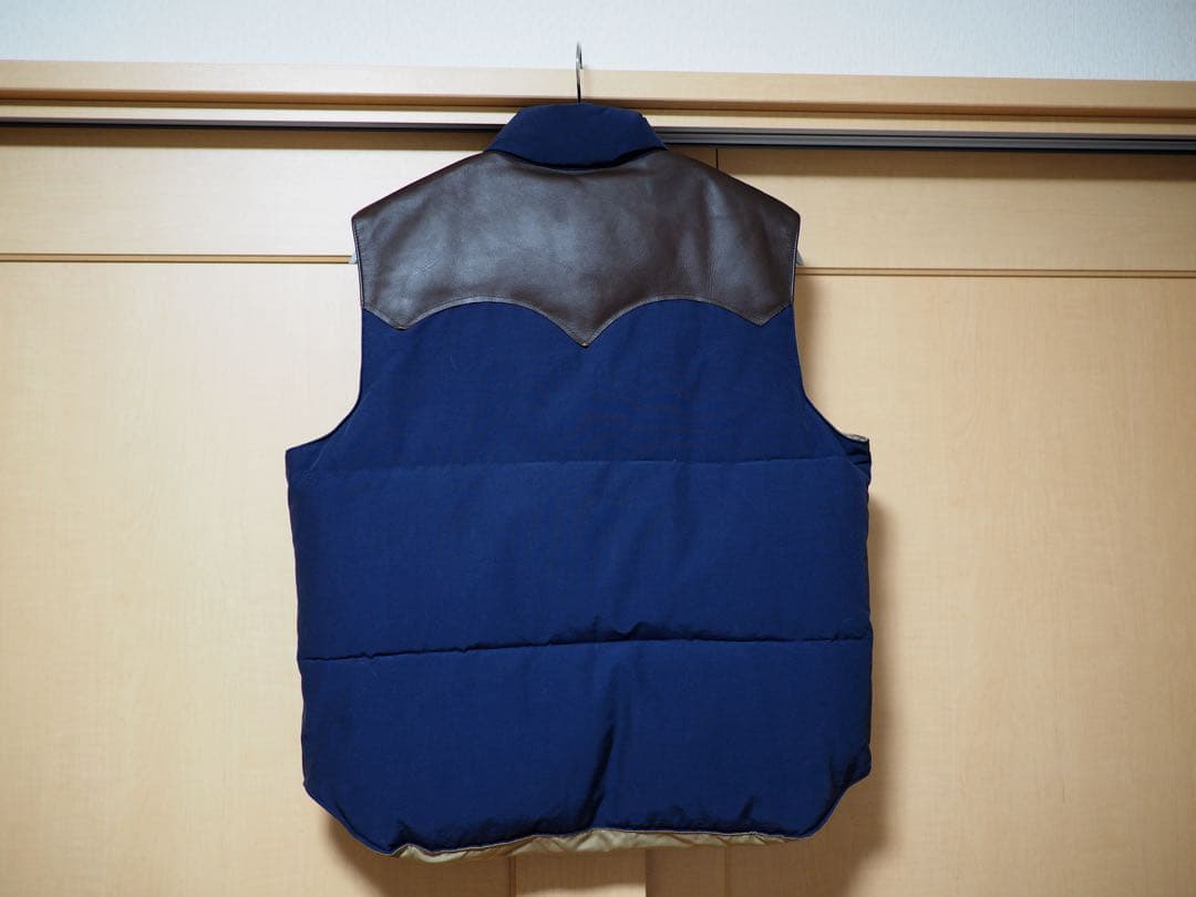 Sugar Cane ダウンベスト M ネイビー