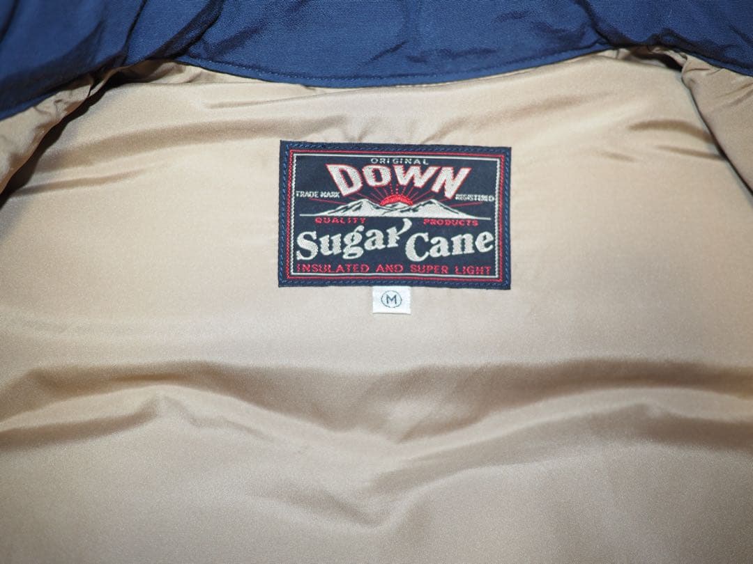 Sugar Cane ダウンベスト M ネイビー
