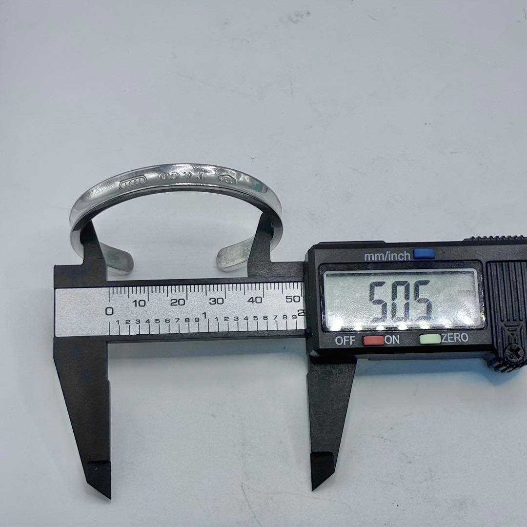 ティファニー　1837　ナロー　カフ　バングル　スリム　シルバー　腕周り15cm