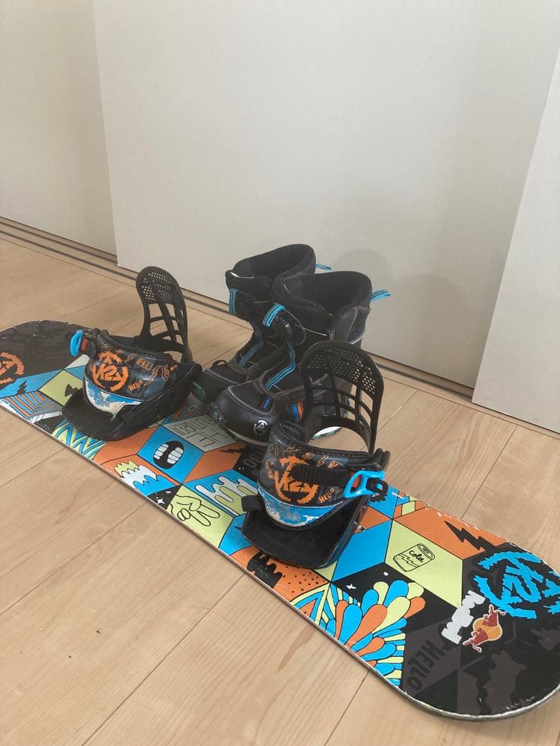 K2 Mini Turbo スノーボード3点セット板90ブーツ16.5