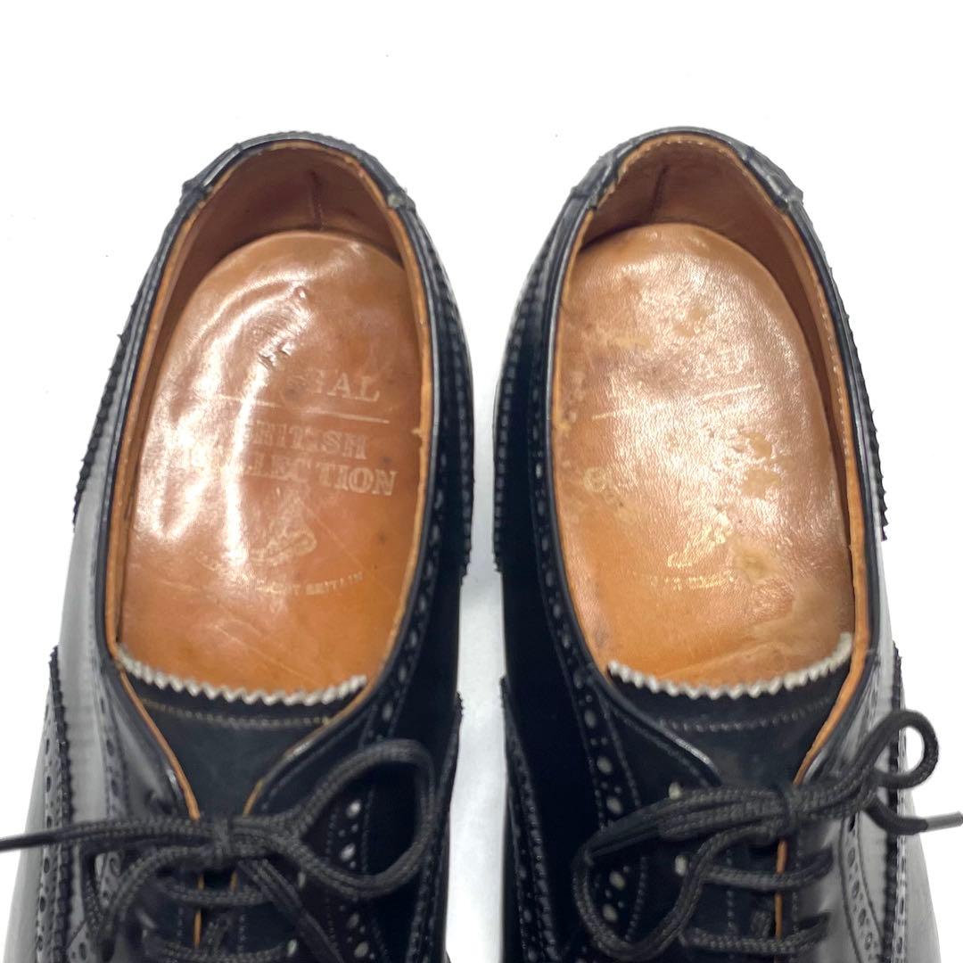 REGAL リーガル ブリティッシュコレクション ブラック セミブローグ 革靴