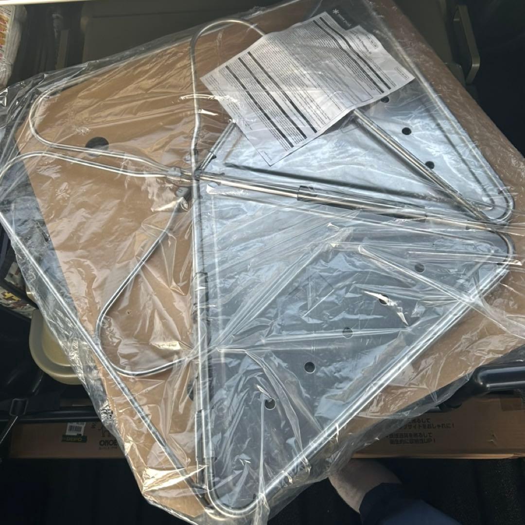 値下げ　 peak 焚き火台 スチール製折りたたみ式