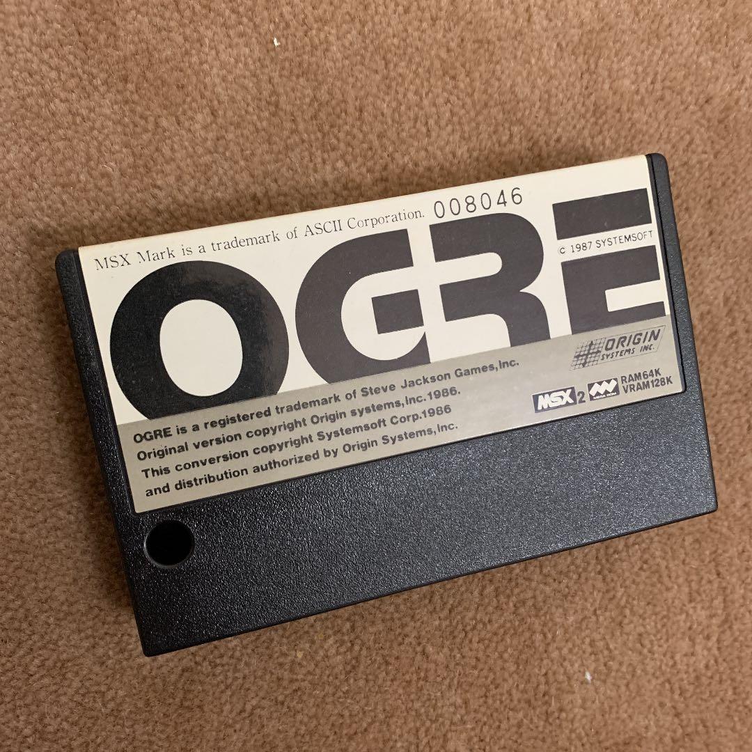 【美品】OGRE MSX ROM