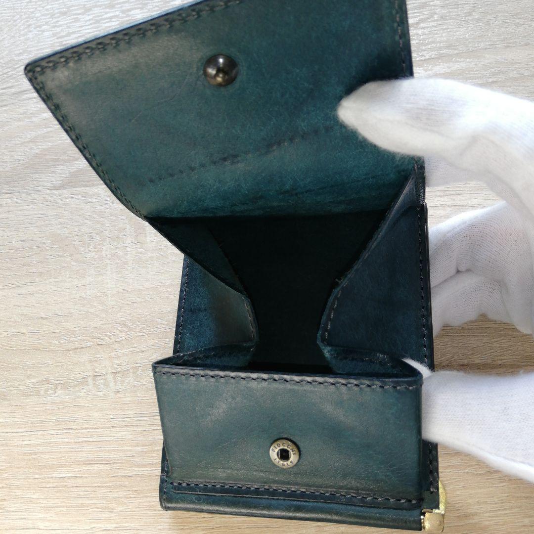 HIS-FACTORY　小銭入れ付きマネークリップ　フェルマーレ　プエブロレザー