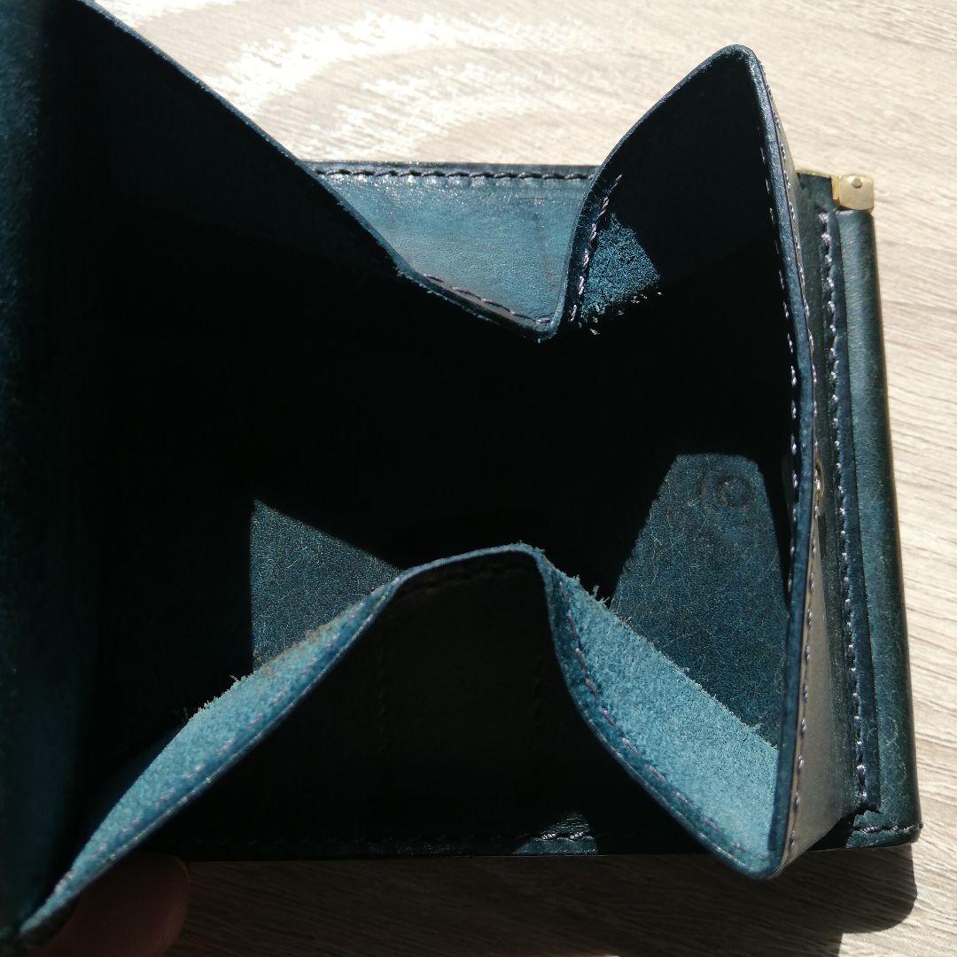 HIS-FACTORY　小銭入れ付きマネークリップ　フェルマーレ　プエブロレザー