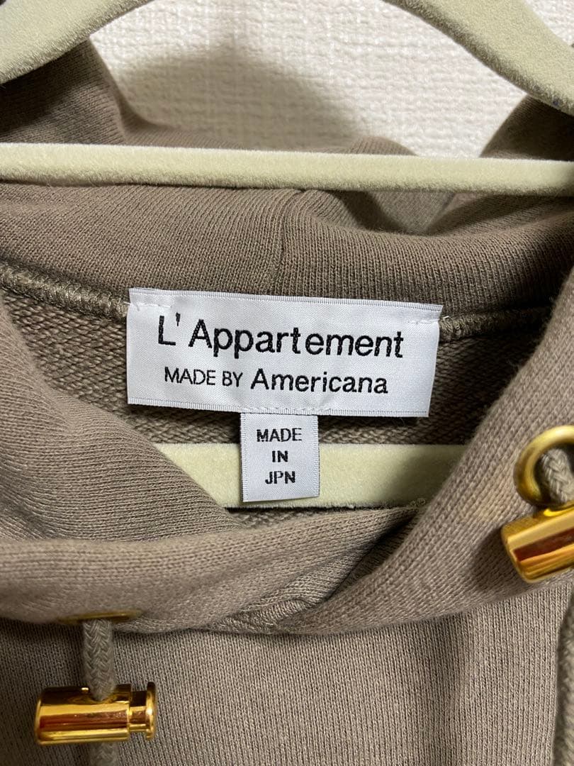 美品★L'Appartementアパルトモン★ノースリーブフーディプルオーバー