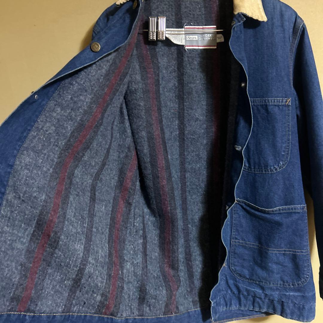 sears カバーオール デニムジャケット ブランケット