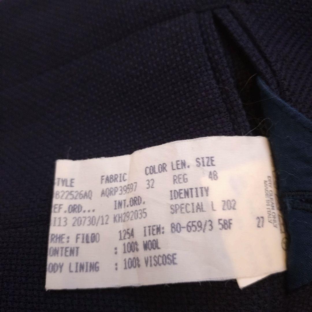 美品⭐ラルディーニ　テーラードジャケット　イタリア製　ホップサック　L