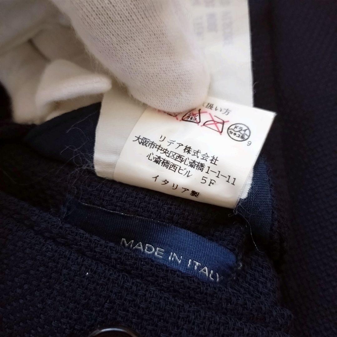 美品⭐ラルディーニ　テーラードジャケット　イタリア製　ホップサック　L