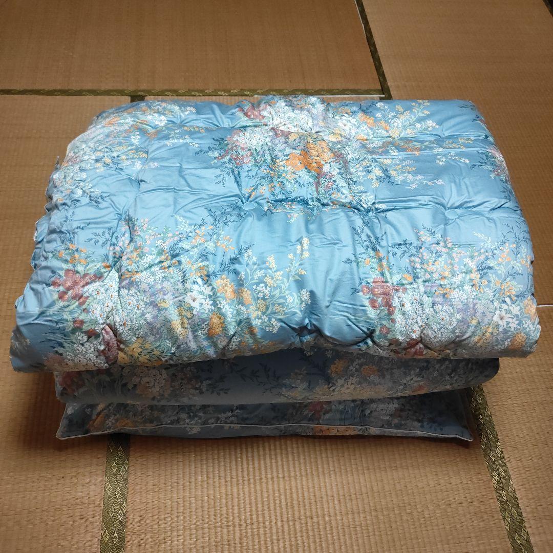 京都西川　ローズふとん ジュディ 花柄羊毛ふとんセット