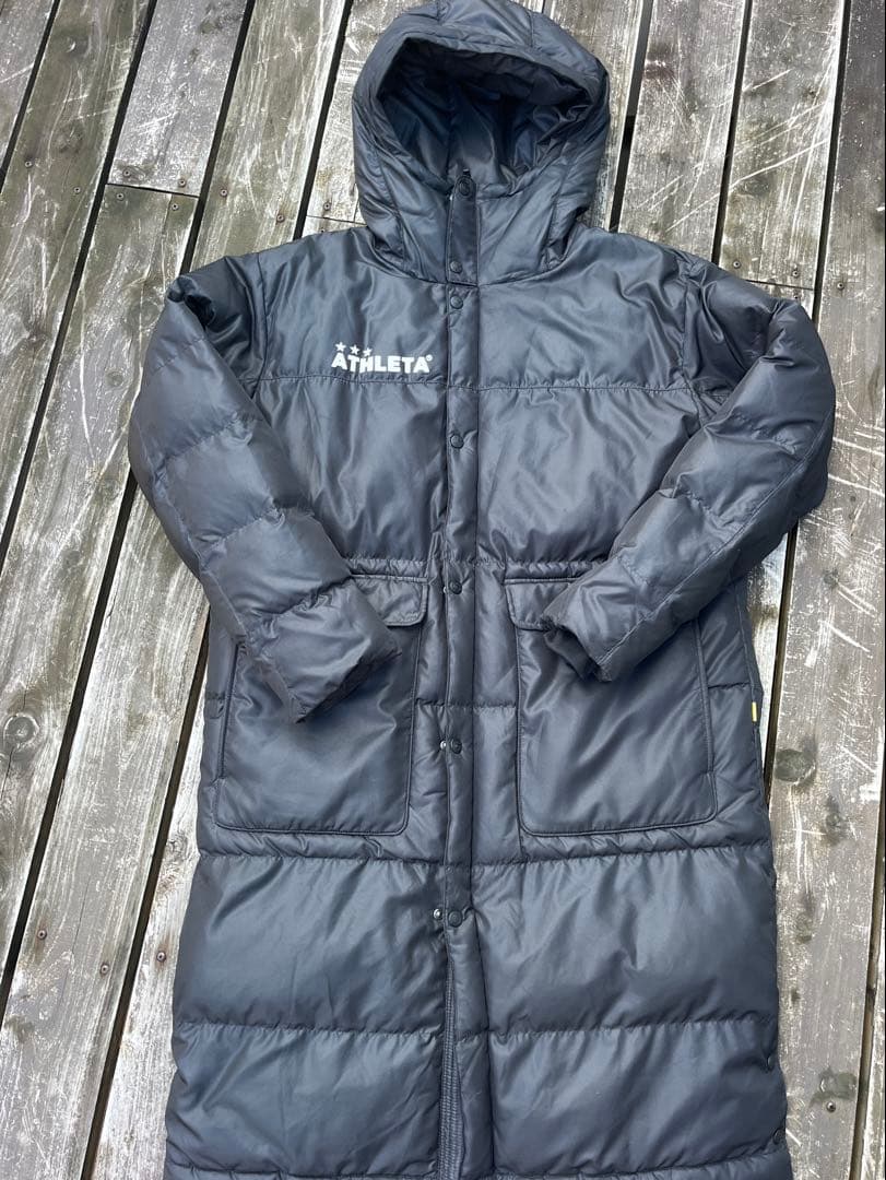 ATHLETA ベンチコート ブラック　Lサイズ