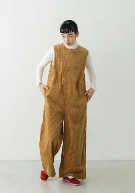 ☆新品☆【UNIVERSAL TISSU】コーディロイサロペット