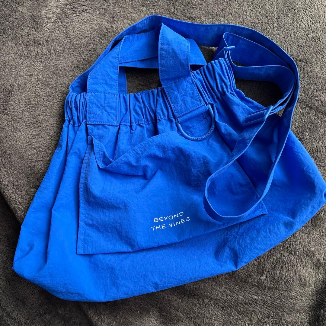 BeyondTheVines XS Dumpling Bag青ブルーバッグ
