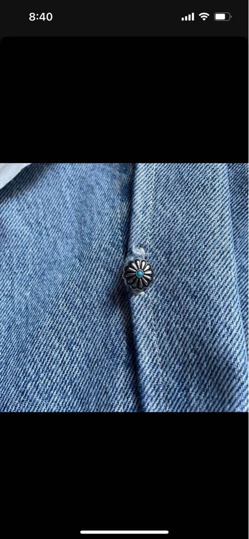 ☆新品タグ付☆エシンタ Levisリメイクビンテージデニムポンチョ 大きいサイズ