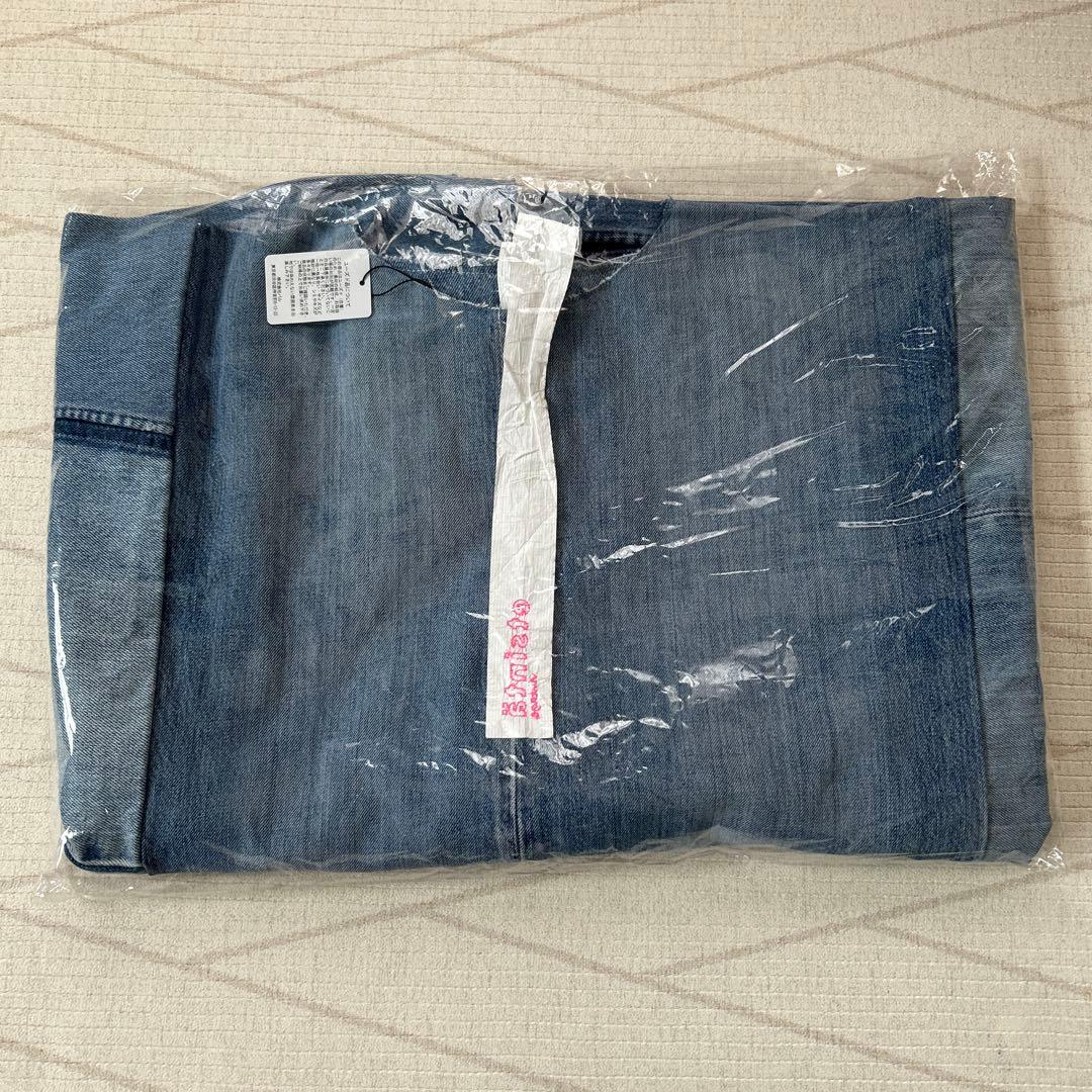 ☆新品タグ付☆エシンタ Levisリメイクビンテージデニムポンチョ 大きいサイズ