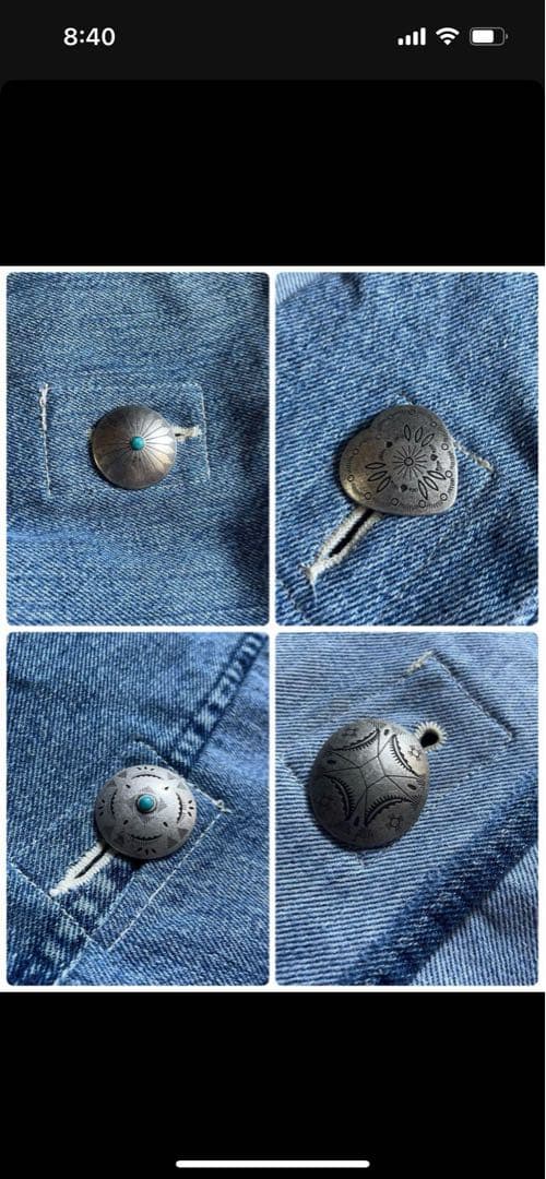 ☆新品タグ付☆エシンタ Levisリメイクビンテージデニムポンチョ 大きいサイズ