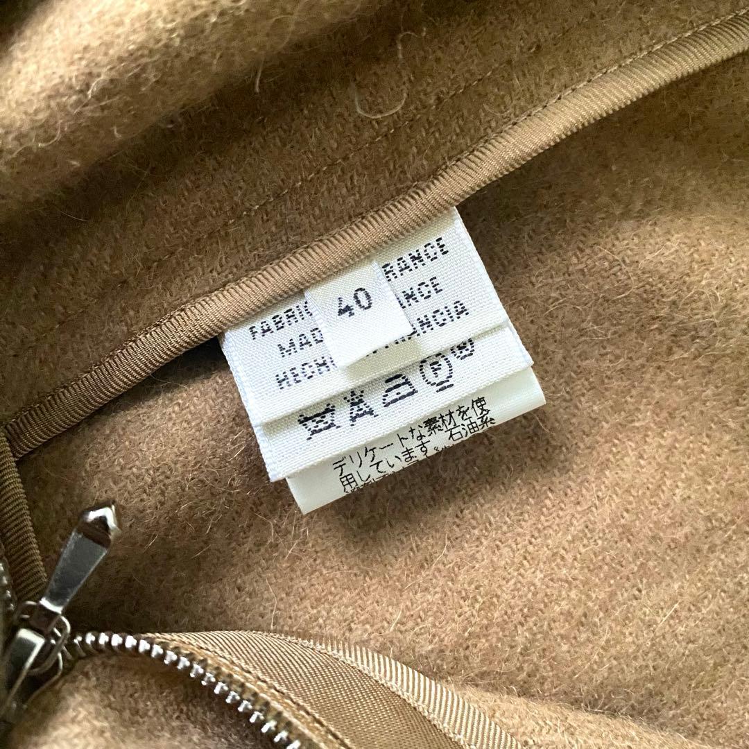 HERMES ワンピース　マルジェラ期　エルメス　キャメル　40サイズ