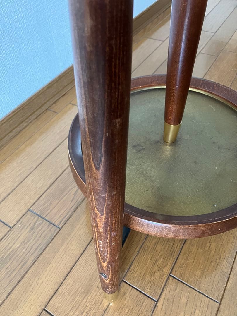 大幅お値下げ❗️【秋田木工】木製ハンガーラック　曲木　昭和レトロ